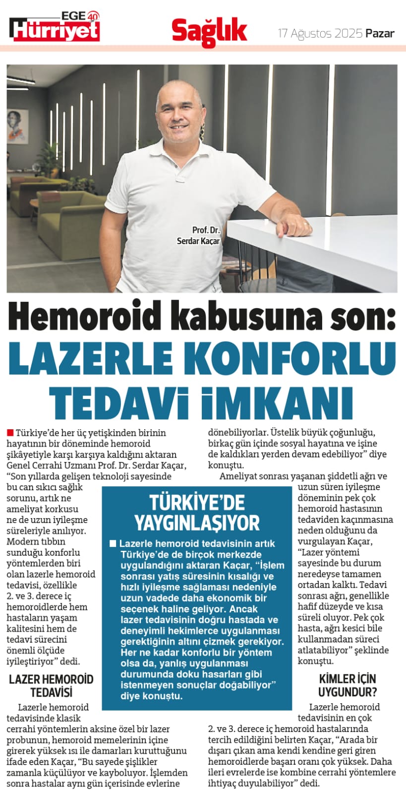 17 Ağustos 2025 - Hürriyet