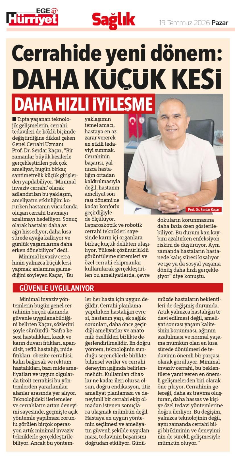 19 Temmuz 2026 - Hürriyet