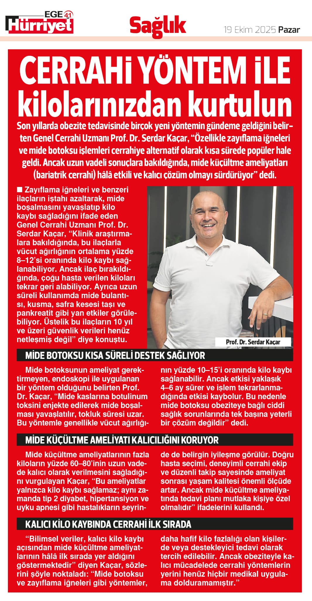 19 Ekim 2025 - Hürriyet